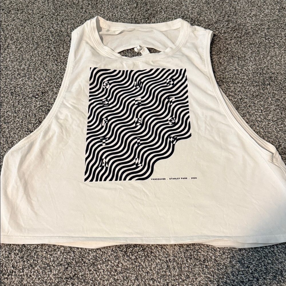 Lululemon Athletica White Tank Top